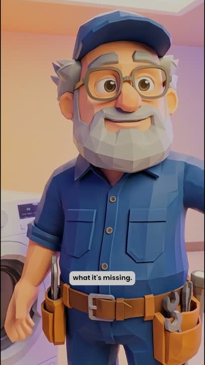Uproot Clean — Low-Poly Technician — project poster